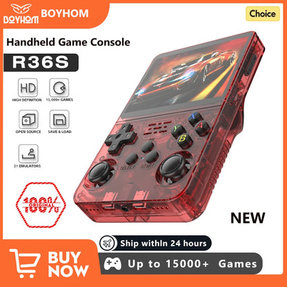 NEW R36S Retro Handheld Game Console 3.5 Inch