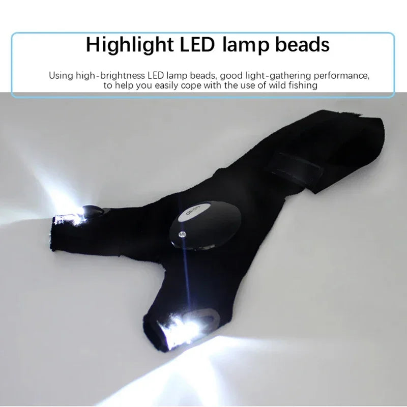 Fingerless Gloves LED Flashlight