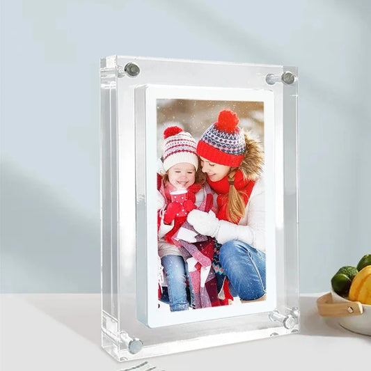 Acrylic Digital Photo Frame 5/7 Inch Automatically rotate