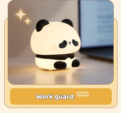 Panda LED Night Light Cute Silicone