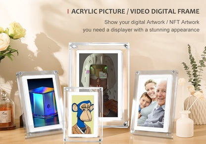 Acrylic Digital Photo Frame 5/7 Inch Automatically rotate