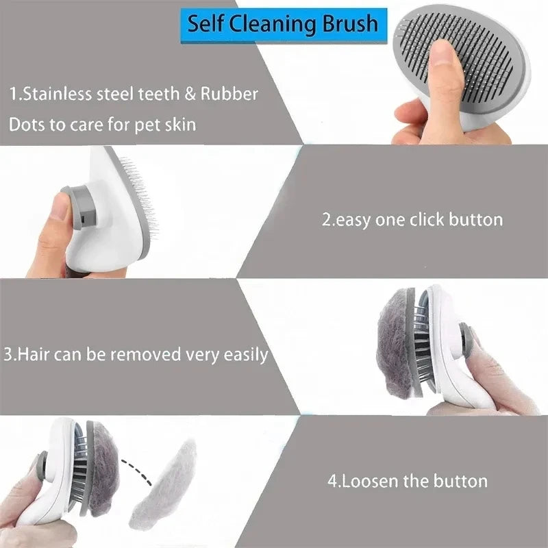 Self-cleaning Pet Hair Remove