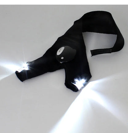 Fingerless Gloves LED Flashlight