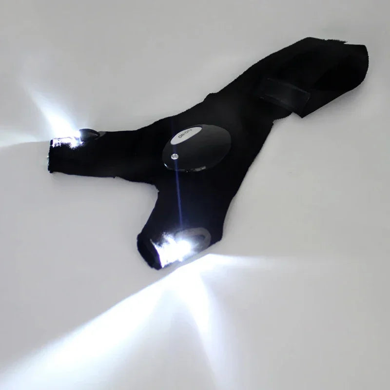 Fingerless Gloves LED Flashlight